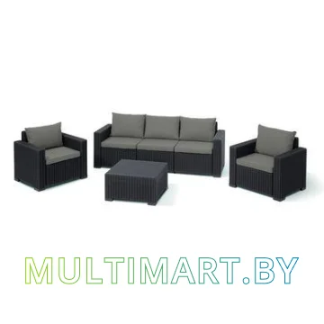 Набор садовой мебели Keter California 3 Seater (коричневый)